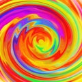 Colorful Fractal. Abstract Circle Background