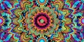Colorful Fractal Design with Intricate Patterns