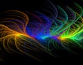 Colorful fractal illustration