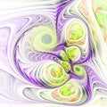 Colorful fractal swirls