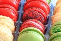 Colorful French Macaron cookies Royalty Free Stock Photo