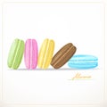 Colorful French Macarons