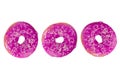 Colorful fresh doughnuts Royalty Free Stock Photo