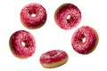 Colorful fresh doughnuts Royalty Free Stock Photo