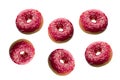 Colorful fresh doughnuts Royalty Free Stock Photo