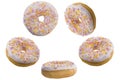 Colorful fresh doughnuts Royalty Free Stock Photo