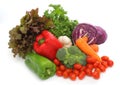 Colorful fresh group of vegetables