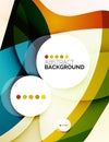 Colorful fresh modern abstract background