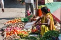 Fresh open air Gulmandi local market