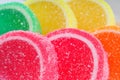 Colorful fruit jelly candies Royalty Free Stock Photo