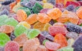 Colorful fruit jelly candies Royalty Free Stock Photo