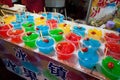 Colorful fruit juice jelly at Wangfujing snack street, Beijing