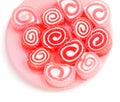Colorful fruit-paste sweets Royalty Free Stock Photo