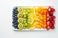 Colorful Fruit Platter, Healthy Eating Concept