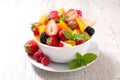 Colorful fruit salad Royalty Free Stock Photo