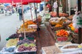 Colorful fruit stand