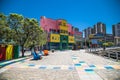 Colorful fruit and vegetable stall in Buenos Aires