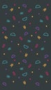 Colorful Fun Pattern Abstract Phone Wallpaper