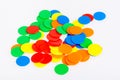 Colorful funny game chips.