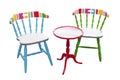 Colorful furniture