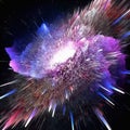 Colorful galaxy clouds and big bang abstract star texture