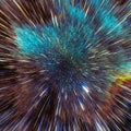 Colorful galaxy clouds and big bang abstract star texture Royalty Free Stock Photo