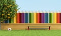 Colorful garden for children Royalty Free Stock Photo