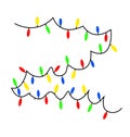 Colorful garland vector