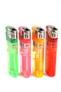 Colorful gas lighters Royalty Free Stock Photo