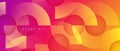 Colorful geometric abstract background. Circle shape and lines graphic design. Geometric pattern. Modern elements.
