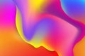 Colorful geometric abstract background fluid liquid wavy gradient flowing dynamic shapes. Modern trendy background for Royalty Free Stock Photo