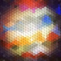 Colorful geometric background, abstract hexagonal Royalty Free Stock Photo