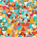 Colorful geometric background, abstract triangle Royalty Free Stock Photo