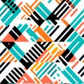 Colorful Geometric Background With Bauhaus Simplicity Royalty Free Stock Photo