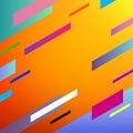 Colorful geometric background with dynamic shapes composition, minimal design vector illustration.