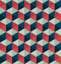 Colorful geometric background with triangles. Seamless repeatin