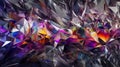 Colorful Geometric Crystal Polygonal Background. Royalty Free Stock Photo