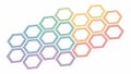 Colorful Geometric Hexagon Pattern for Dynamic Abstract Art, vector design Generative AI Royalty Free Stock Photo