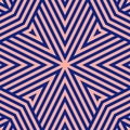 Navy blue and pink geometric lines seamless pattern. Creative repeat design for home decor, print Royalty Free Stock Photo