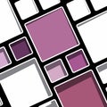 Colorful geometric modern Mondrian style background