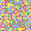 Colorful geometric pattern. Abstract seamless design. Vibrant mosaic texture. Vector background.