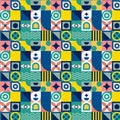 colorful geometric pattern, abstraction, background