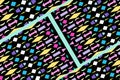 Colorful geometric shape form a pattern ,striped