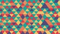 Colorful Geometric Triangle Pattern Background Design for Commercial Use Royalty Free Stock Photo