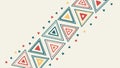 Colorful Geometric Triangle Pattern for Dynamic Abstract Designs, vector design Generative AI Royalty Free Stock Photo