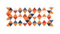 Colorful Geometric Triangles Abstract Pattern, vector design Generative AI Royalty Free Stock Photo