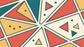 Colorful Geometric Triangles for Dynamic Abstract Art, vector design Generative AI Royalty Free Stock Photo