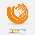 Colorful geometric vector business icon,logo, sign, symbol Royalty Free Stock Photo