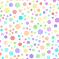 Colorful geometrical abstract seamless rainbow pattern decoration Royalty Free Stock Photo