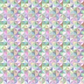 Colorful geometrical striped mosaic tile pattern background - repeatable design